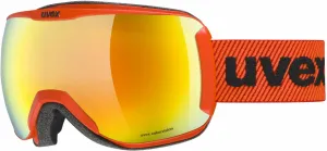 UVEX Downhill 2100 CV Fierce Red/Mirror Orange/CV Green Ski Goggles