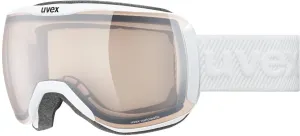 UVEX Downhill 2100 V White Mat/Variomatic Mirror Silver Ski Goggles