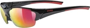 UVEX Blaze lll Black Red/Mirror Red Cycling Glasses