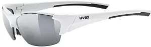 UVEX Blaze lll White Black/Mirror Silver Cycling Glasses