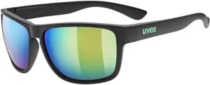 UVEX LGL 36 CV Black Mat Green/Mirror Green Lifestyle Glasses