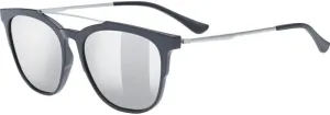 UVEX LGL 46 Black Mat/Mirror Silver Lifestyle Glasses