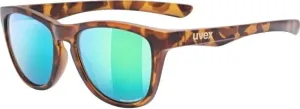 UVEX LGL 48 CV Havanna Mat/Mirror Green Lifestyle Glasses
