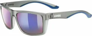 UVEX LGL 50 CV Smoke Mat/Mirror Purple Lifestyle Glasses