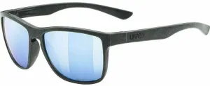UVEX LGL Ocean 2 P Black Mat/Mirror Blue Lifestyle Glasses
