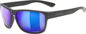 UVEX LGL Ocean P Black Mat/Mirror Blue Lifestyle Glasses
