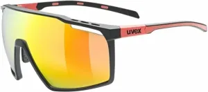 UVEX MTN Perform Black/Red Matt/Mirror Red Cycling Glasses