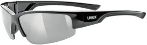 UVEX Sportstyle 215 Black/Litemirror Silver Cycling Glasses
