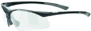UVEX Sportstyle 223 Black/Grey/Clear Cycling Glasses