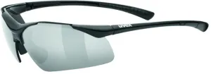UVEX Sportstyle 223 Black/Litemirror Silver Cycling Glasses