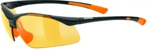 UVEX Sportstyle 223 Black/Orange/Litemirror Orange Cycling Glasses