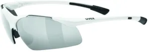 UVEX Sportstyle 223 White/Litemirror Silver Cycling Glasses