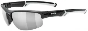 UVEX Sportstyle 226 Black/White/Litemirror Silver Cycling Glasses