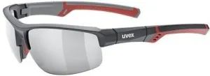 UVEX Sportstyle 226 Grey Red Mat/Mirror Silver