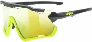 UVEX Sportstyle 228 Black Yellow Mat/Mirror Yellow Cycling Glasses