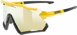 UVEX Sportstyle 228 Sunbee/Black Matt/Mirror Yellow Cycling Glasses