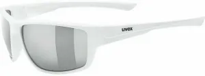UVEX Sportstyle 230 White Mat/Litemirror Silver Cycling Glasses
