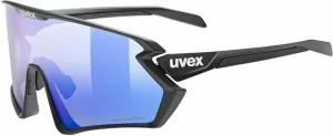 UVEX Sportstyle 231 2.0 P Black Matt Polavision Mirror Blue Cycling Glasses