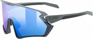 UVEX Sportstyle 231 2.0 Rhino Deep Space Matt/Mirror Blue Cycling Glasses