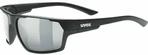 UVEX Sportstyle 233 Polarized Black Mat/Litemirror Silver Cycling Glasses