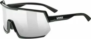 UVEX Sportstyle 235 Black/Silver Mirrored Cycling Glasses