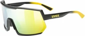 UVEX Sportstyle 235 Sunbee/Black Matt/Mirror Yellow Cycling Glasses