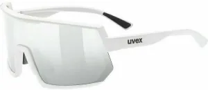 UVEX Sportstyle 235 White Mat/Silver Mirrored Cycling Glasses
