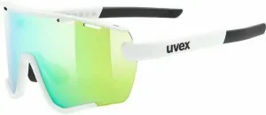 UVEX Sportstyle 236 Set White Mat/Green Mirrored Cycling Glasses