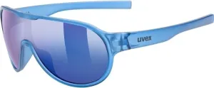 UVEX Sportstyle 512 Blue Transparent/Blue Mirrored Cycling Glasses