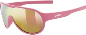 UVEX Sportstyle 512 Pink Mat/Pink Mirrored Cycling Glasses
