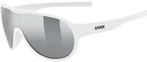 UVEX Sportstyle 512 White/Silver Mirrored Cycling Glasses