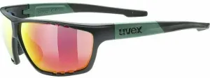 UVEX Sportstyle 706 Black/Moss Mat Cycling Glasses