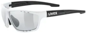 UVEX Sportstyle 706 V White/Black Mat/Smoke Cycling Glasses