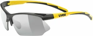 UVEX Sportstyle 802 V Black Matt/Sunbee/Variomatic Smoke Cycling Glasses