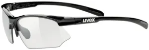 UVEX Sportstyle 802 V Black/Smoke Cycling Glasses
