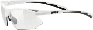UVEX Sportstyle 802 V White/Smoke Cycling Glasses