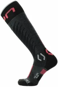 UYN Lady Ski One Merino Socks Anthracite/Pink 37-38 Ski Socks