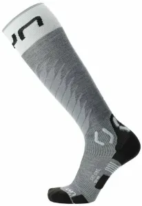 UYN Lady Ski One Merino Socks Grey Melange/White 41-42 Ski Socks