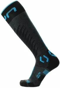 UYN Man Ski One Merino Socks Anthracite/Turquoise 42-44 Ski Socks