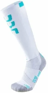 UYN Ski Evo Race Lady Socks White/Water Green 35-36 Ski Socks