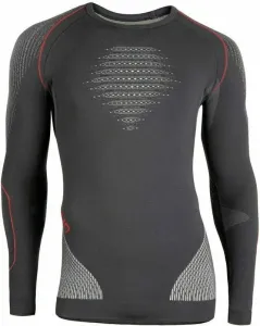 UYN Thermal Underwear Evolutyon Man Comfort Underwear Shirt Long Sleeves Charcoal/White/Red L/XL