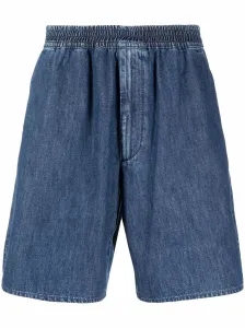 VALENTINO - Denim Cotton Shorts #1205557