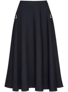 VALENTINO - Crepe Couture Midi Skirt #1698929