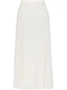 VALENTINO - Pleated Silk Midi Skirt #1654598