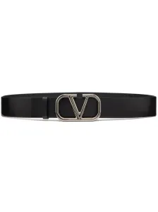 VALENTINO GARAVANI - Vlogo Signature Leather Belt