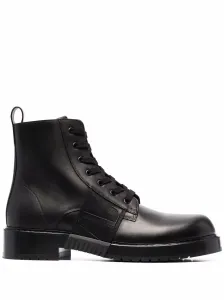 VALENTINO GARAVANI - Leather Combat Boots #355970