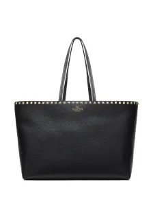 VALENTINO GARAVANI - Rockstud Leather Tote Bag #1782643