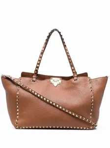 VALENTINO GARAVANI - Rockstud Leather Tote Bag #1657455