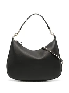 VALENTINO GARAVANI - Rockstud Leather Hobo Bag #1652399
