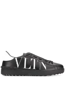 VALENTINO GARAVANI - Open Vltn Leather Sneakers